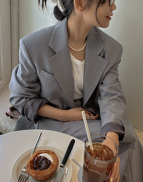 [Shortbutstunning] Classic Two Button Tailored Jacket